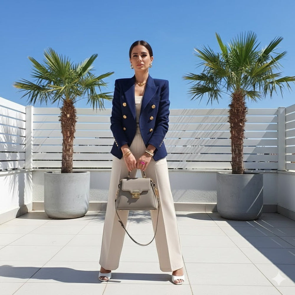 Classic Meets Modern: Women Old-School Blazer