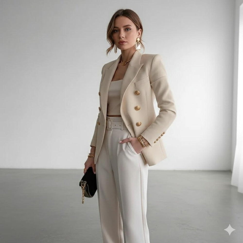Classic Meets Modern: Women Old-School Blazer