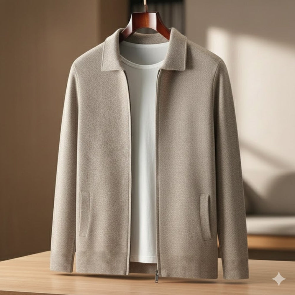 Men Classic Fit With Zipper And Pockets