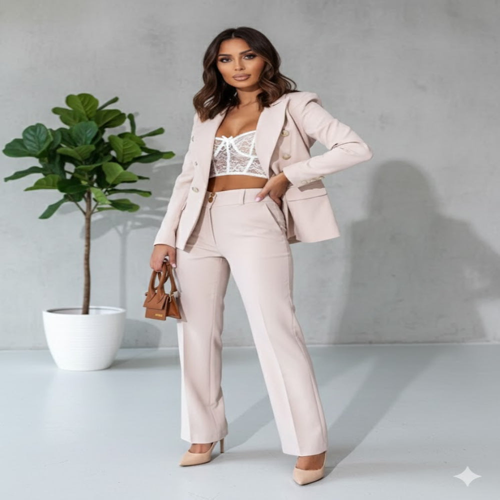Modern Women Customized Suit Duo (Blazer + Trousers)