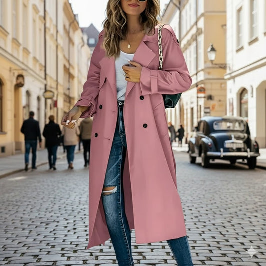 Women's Trench Coat For In Between Season Jacket